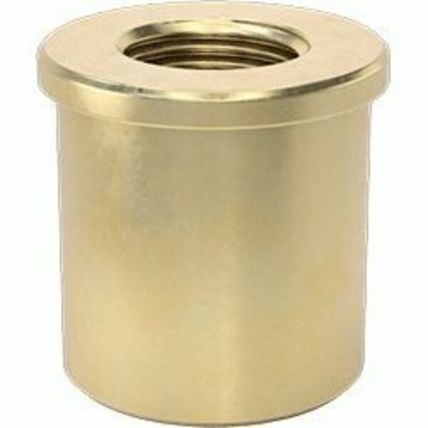 Bsc Preferred 0.250 Long Brass Insert for #6-80 Thread Ultra-Fine-Thread Ball-Point Set Screw 98625A624